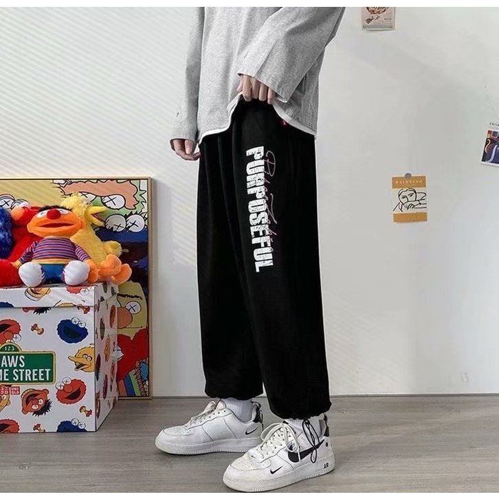 Quần jogger màu trơn dáng ôm phong cách Hàn Quốc thời trang mùa thu cho nam M-3XL