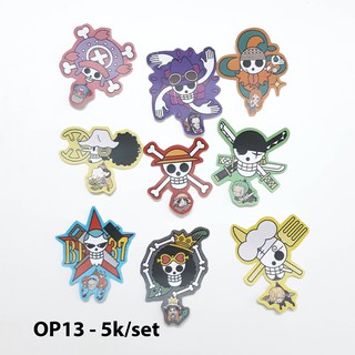 Sticker onepiece (mẫu OP09-OP17) dán trang trí size nhỏ 3-5cm