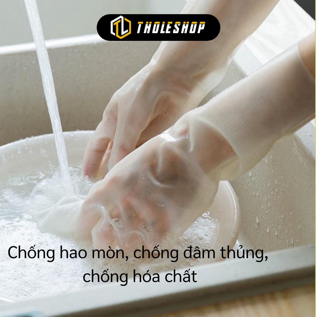 Găng Tay Cao Su - Bao Tay Rửa Chén Chống Ăn Mòn, Chống Đâm Thủng Cực Kì Bền Dai 6337