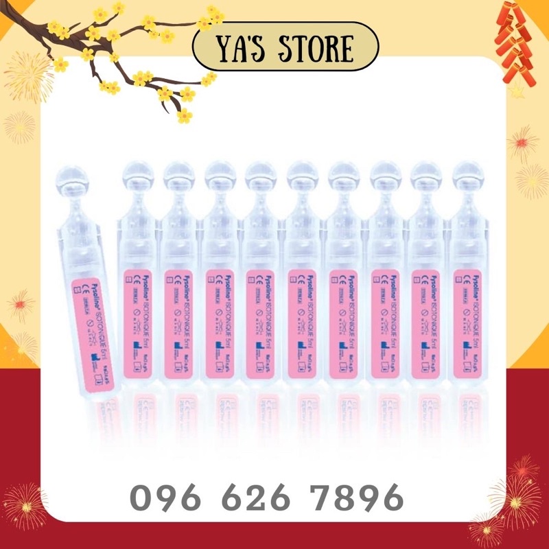 Nước muối Physiodose/ Gifrer (Pháp) Date tháng 9 Sale Mạnh - Vệ sinh mắt, mũi, miệng cho bé