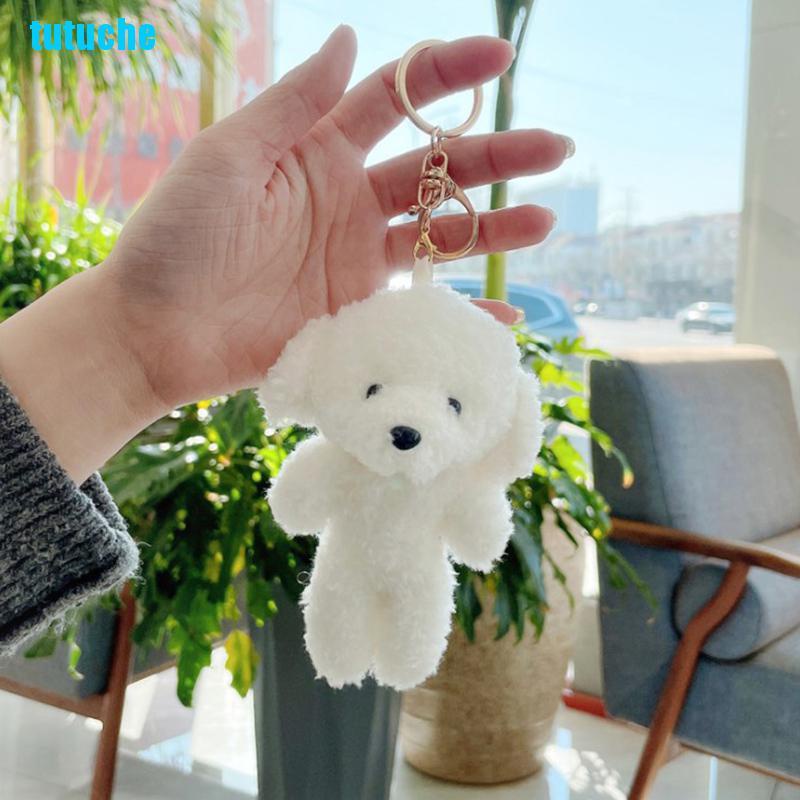 Móc khoá hình gấu bông mềm mại đáng yêu