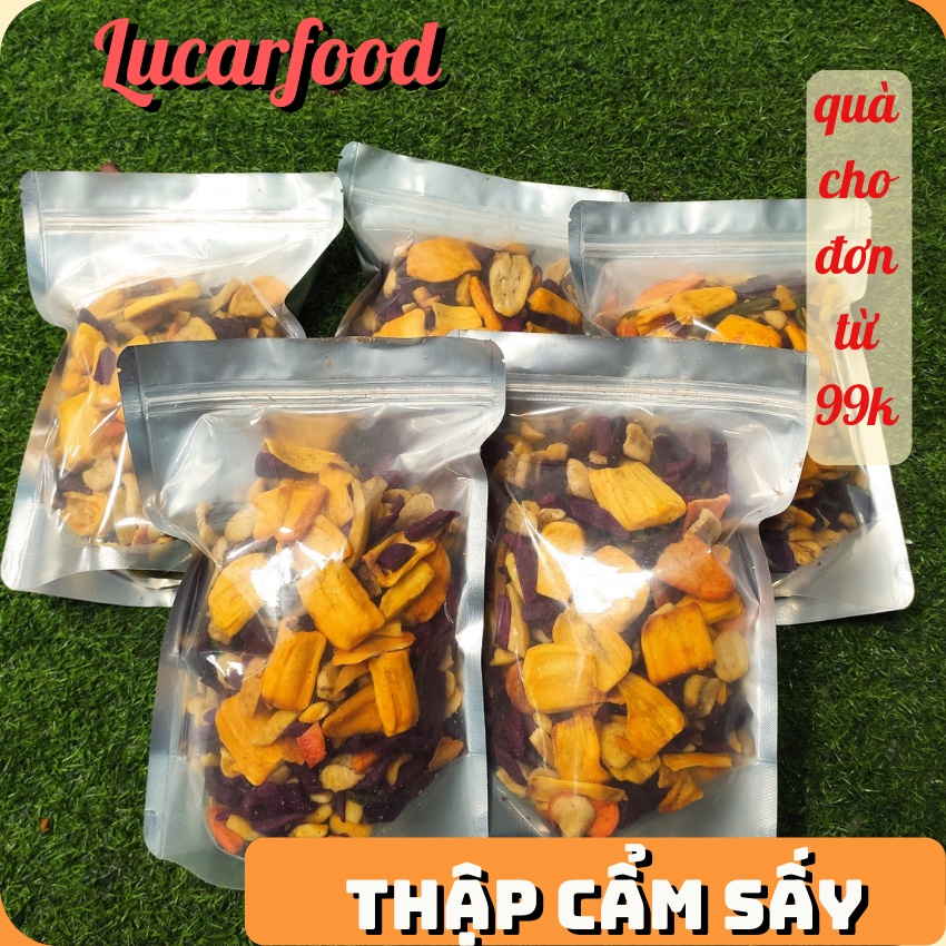 - Rau củ sấy ,Trái cây sấy thập cẩm 1kg nguyên miếng hàng xuất khẩu đặc sản Đà Lạt