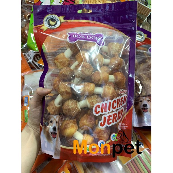 Xương Gặm, Gà Sấy BokDok Thái Lan Cho Chó Giúp Sạch Răng Bok Dok