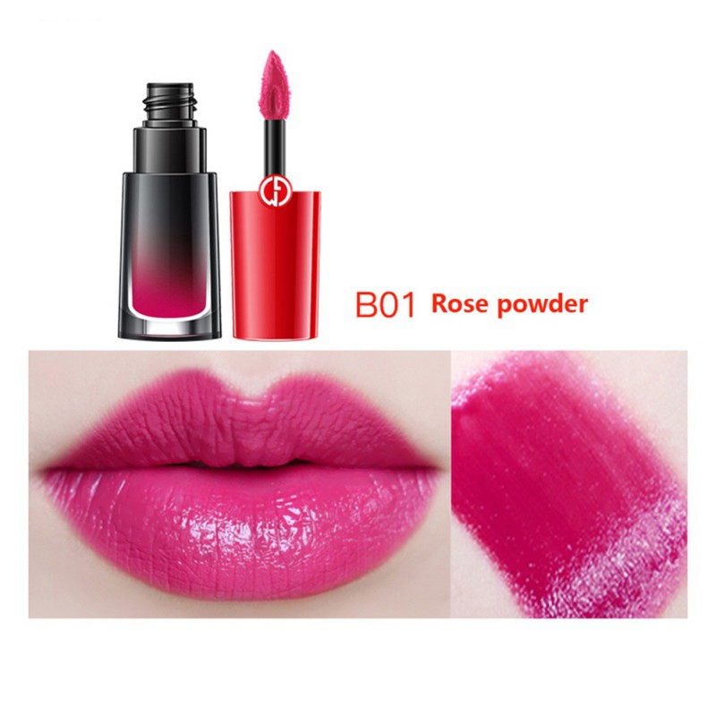 [Hàng mới về] Son kem màu lì không thấm nước lâu trôi không dính ly dưỡng ẩm lên màu nhanh