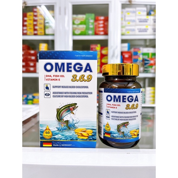 ✅ OMEGA 369 nhập khẩu từ Đức tốt cho da, tim mạch, trí não, giảm quá trình lão hóa, tăng cường thị lực