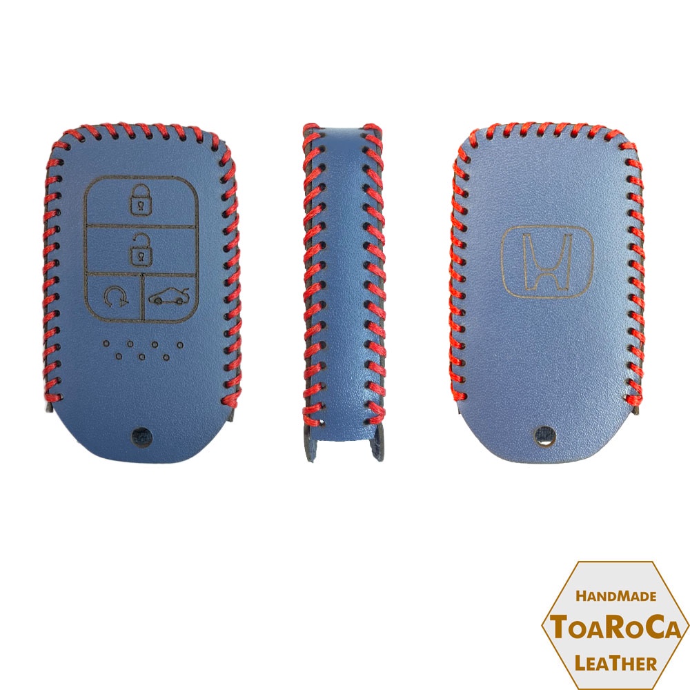 Bao Da Smartkey Ô ô HONDA Civic, Ciity RS 2021 (chìa 4 nút) Chìa Khóa Da Bò Thật chống trầy,rơi vỡ Toaroca