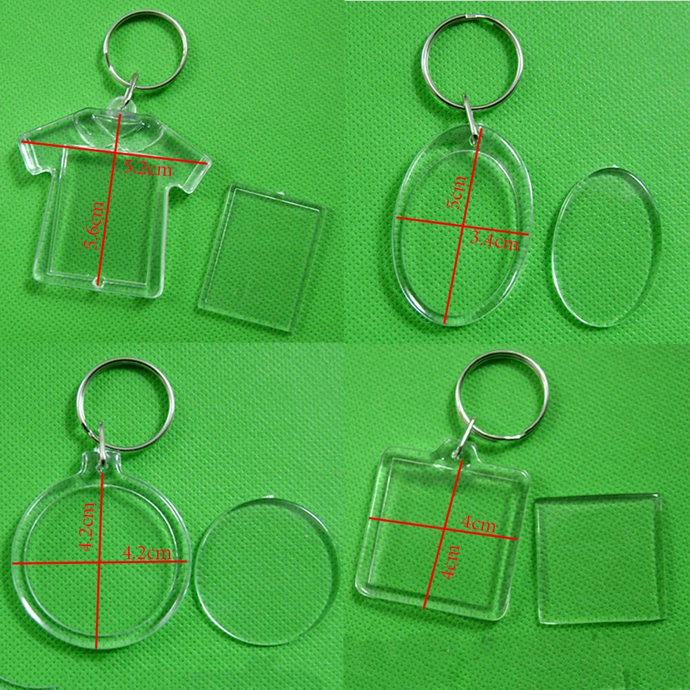 Móc Khóa Acrylic Hình Khung Hình DIY Dễ Thương