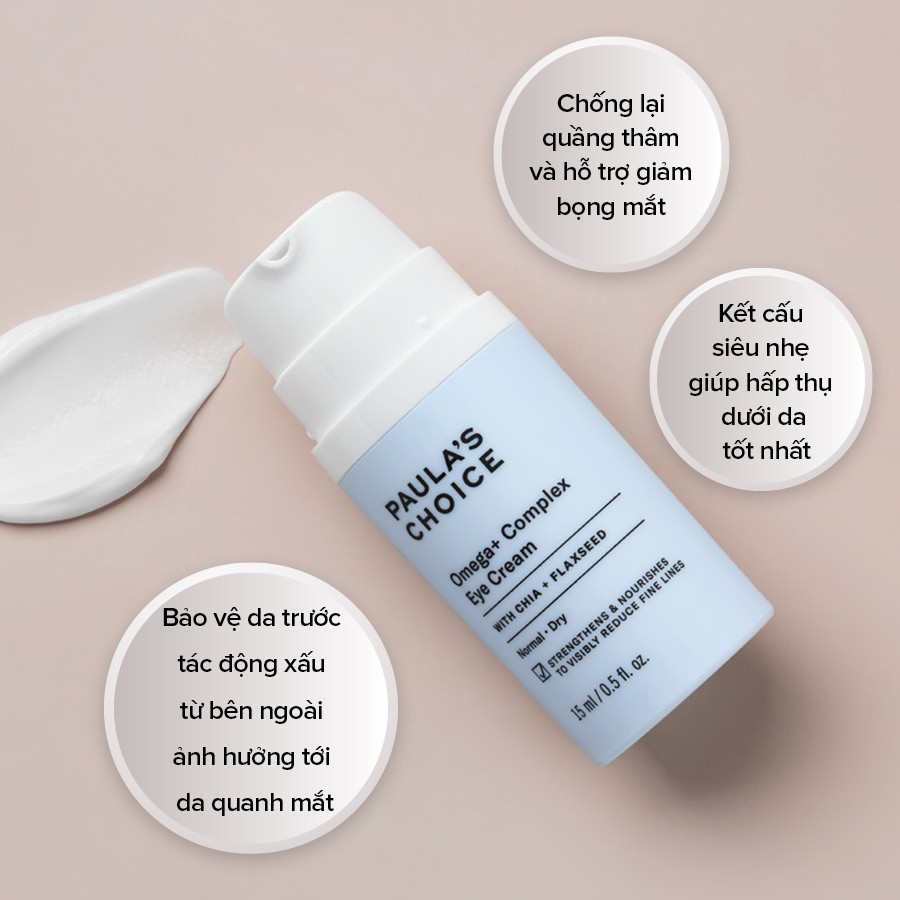 [PAULA'S CHOICE] Kem mắt chứa Omega chống lão hóa Paula's Choice Omega+ Complex Eye Cream (Mã 7500)