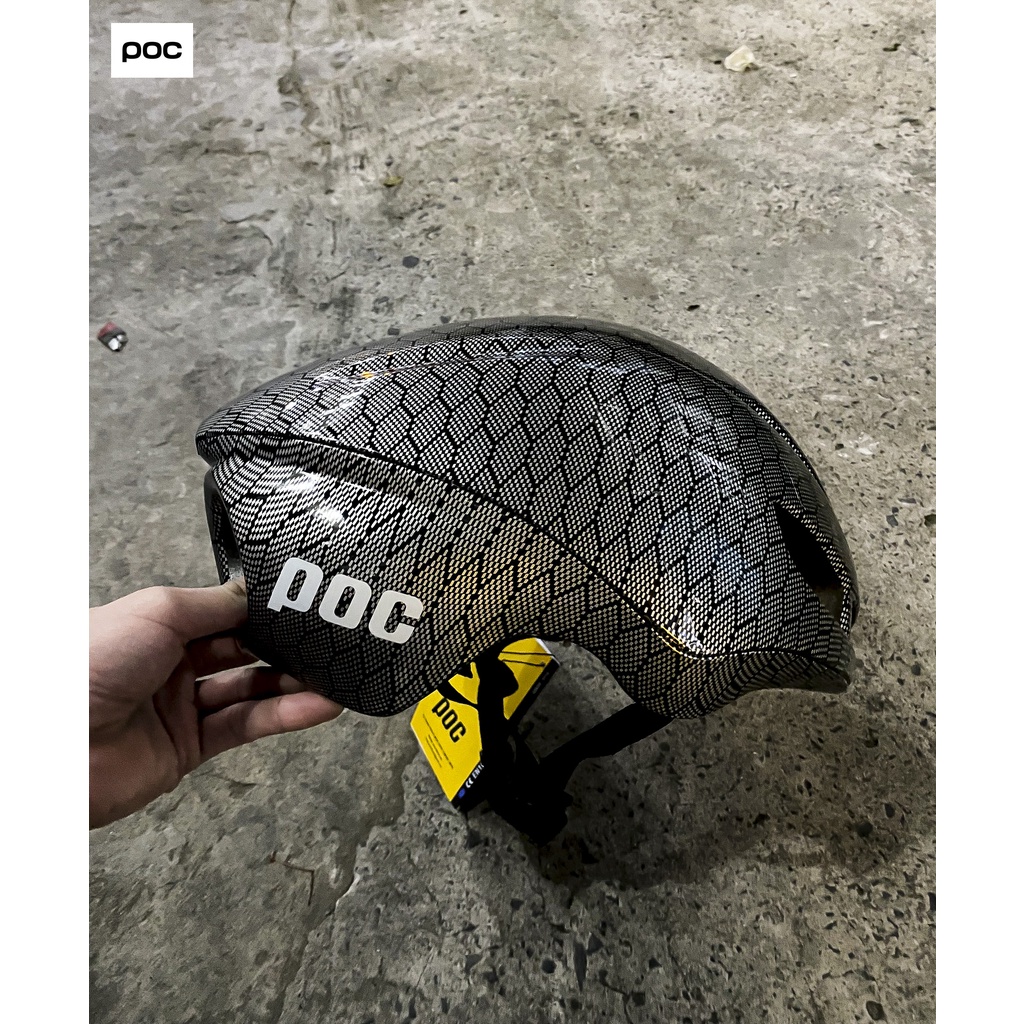 NÓN POC 02 MÀU TỔ ONG BÓNG CHÍNH HÃNG BẢO HÀNH 12 THÁNG