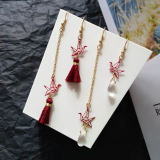 Bông tai Hồng hạc ST01