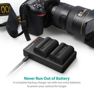 Combo 02 Pin +01 Sạc EN-El15 RAVPower (RP-PB057)