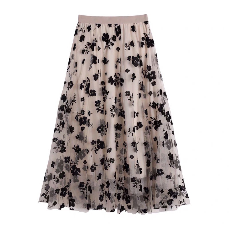 [Order] Chân váy hoa hoạ tiết 2 lớp chất đẹp (có ảnh thật) | BigBuy360 - bigbuy360.vn