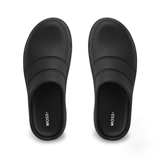 Dép bít mũi Domba Clogs Moss+ Đen MO-3415C
