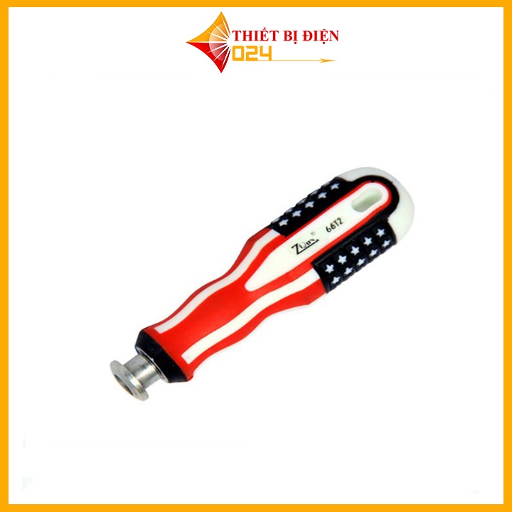 Bộ tô vít cờ Mỹ 6 trong 1 cao cấp 12 đầu vặn vít, tua vít đóng đảo chiều tiện lợi, đa năng