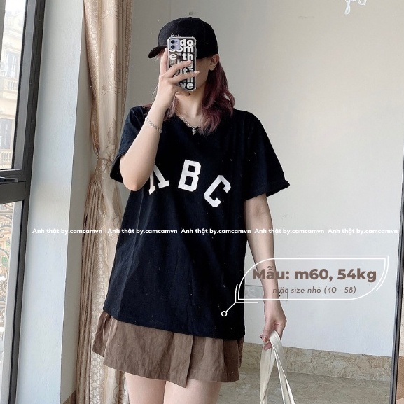 Áo Phông ABC, Áo Phông Unisex Nam Nữ Hot Trend 𝘽𝙮.𝘾𝙖𝙢𝙘𝙖𝙢