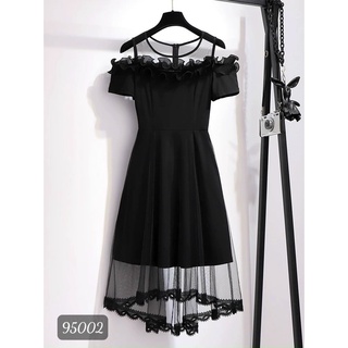 Đầm umi phối lưới sang chảnh - thời trang tiểu thư hàn quốc - thanh lịch 2022 hiyu fashion