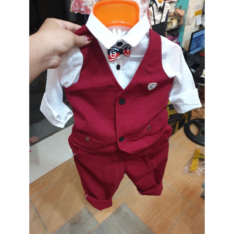Bộ công tử vest cao cấp cho bé trai 8-16kg