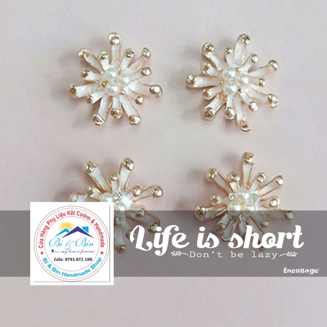 4 Cái Nhuỵ Hoa Cúc Center Làm Phụ Kiện Handmade