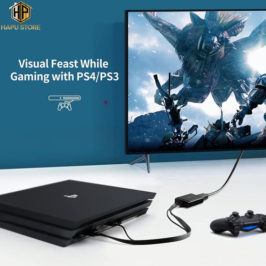Cáp Chuyển HDMI + USB Sang Displayport Ugreen 40238 - Hàng Chính Hãng - Bảo Hành 18 Tháng
