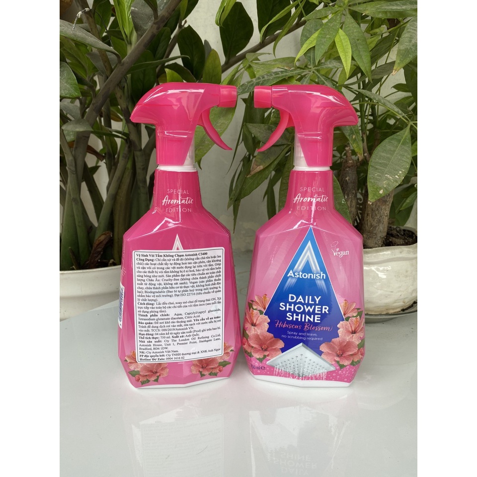 Bình xịt vệ sinh vòi tắm không chạm Astonish C3430