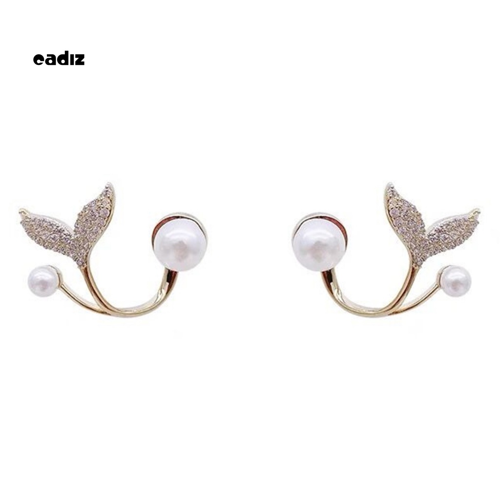 Khuyên Tai Nữ Đính Ngọc Trai Giả Thời Trang