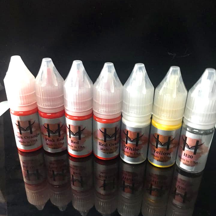 SET 6 LỌ MỰC HOA ĐÀO BONG ĐẬM - MỰC HOA ĐÀO USA | BigBuy360 - bigbuy360.vn