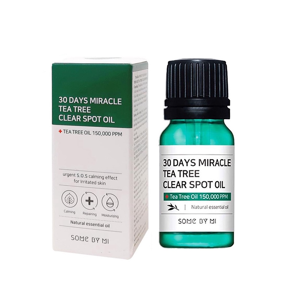 Tinh Dầu Tràm Trà Giúp Sạch Mụn Some By Mi 30 Days Miracle Tea Tree Clear Spot Oil 10ml