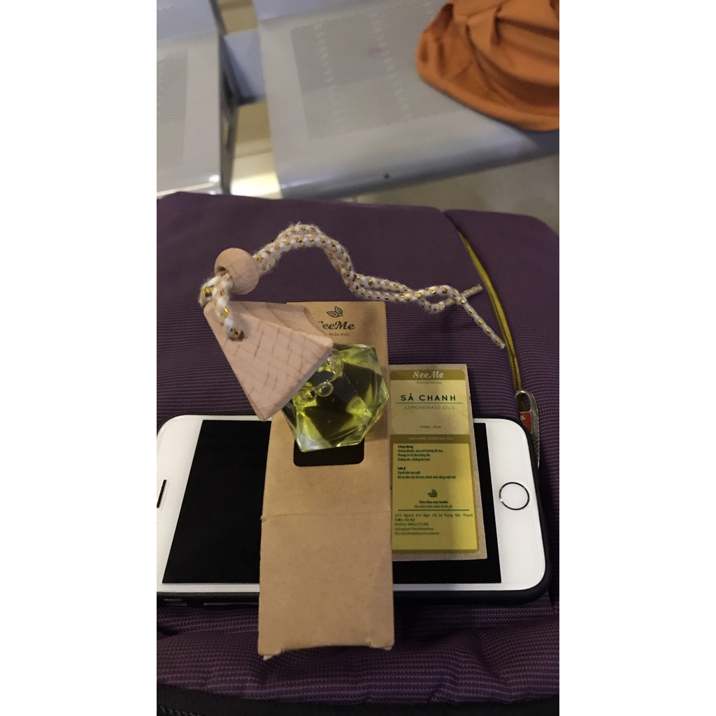 Tinh Dầu Treo Xe Tràm Gió Thiên Nhiên SeeMe 10ml Nguyên chất, Chuẩn Hữu Cơ – Cajeput Essential Oil