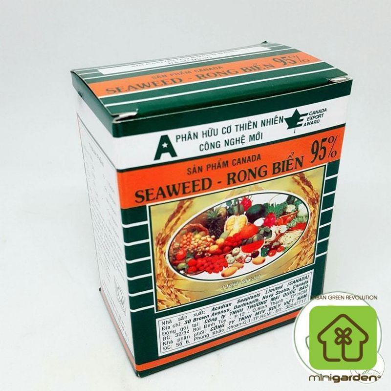 SET 10 GÓI PHÂN BÓN HỮU CƠ RONG BIỂN SEAWEED 95% GÓI 10GR