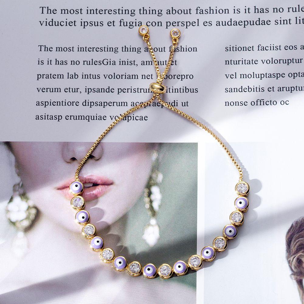 Vòng Tay Mắt Quỷ Và Hoa Hồng|Vòng Đeo Tay Nhỏ Giọt