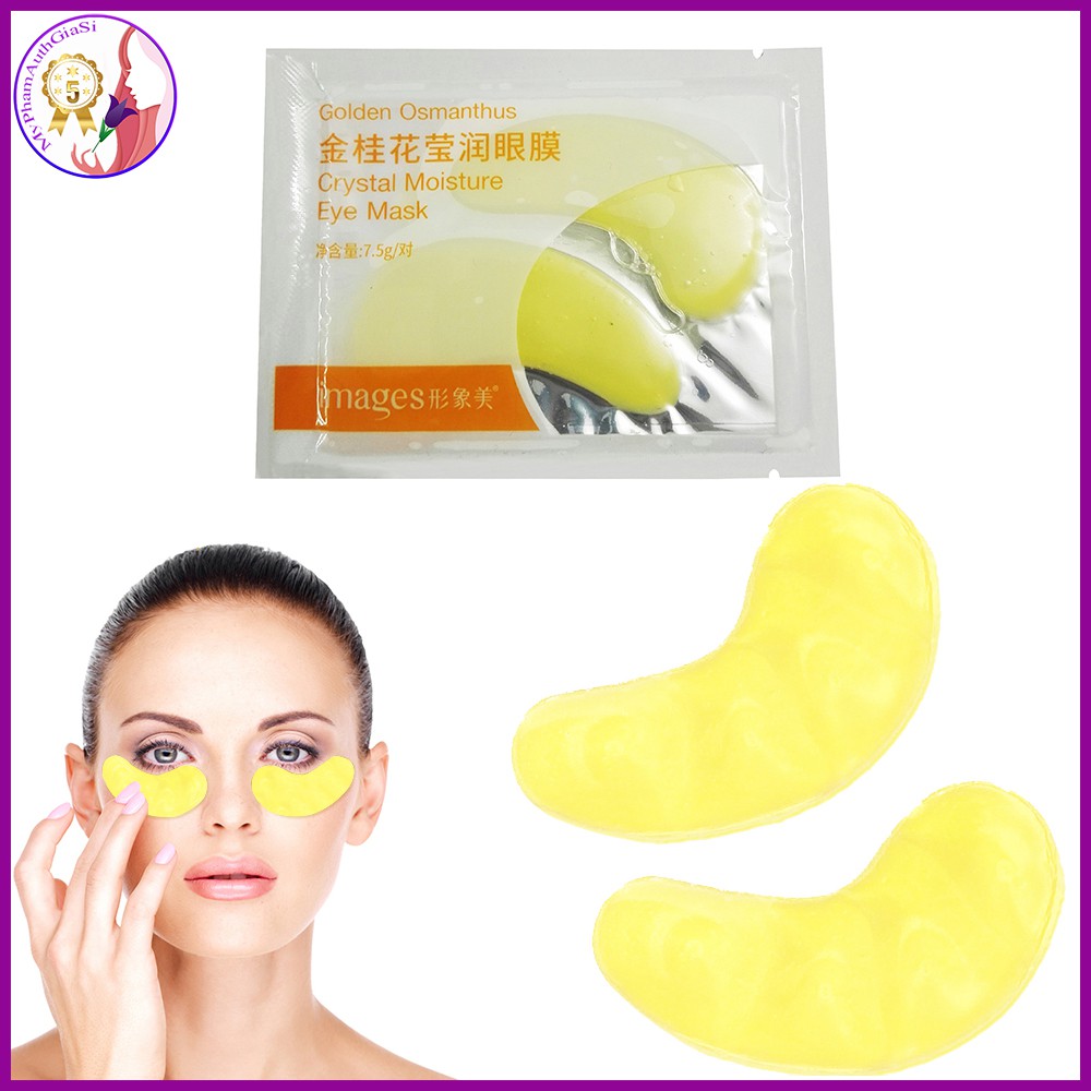 Mặt nạ dưỡng da vùng mắt crystal moisture eye mask 2 miếng