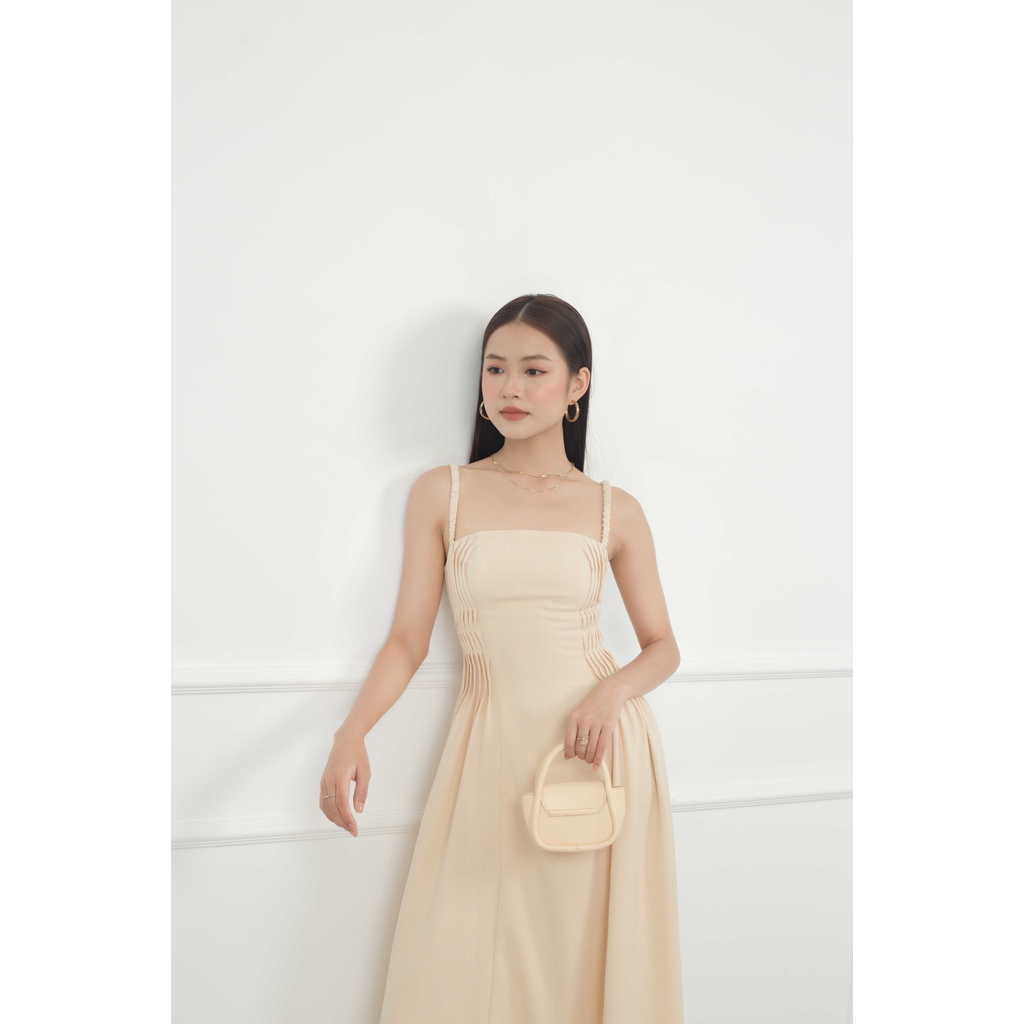 GOÛT DE JUN - Đầm nữ dài hai dây may chiết eo - Seria Dress