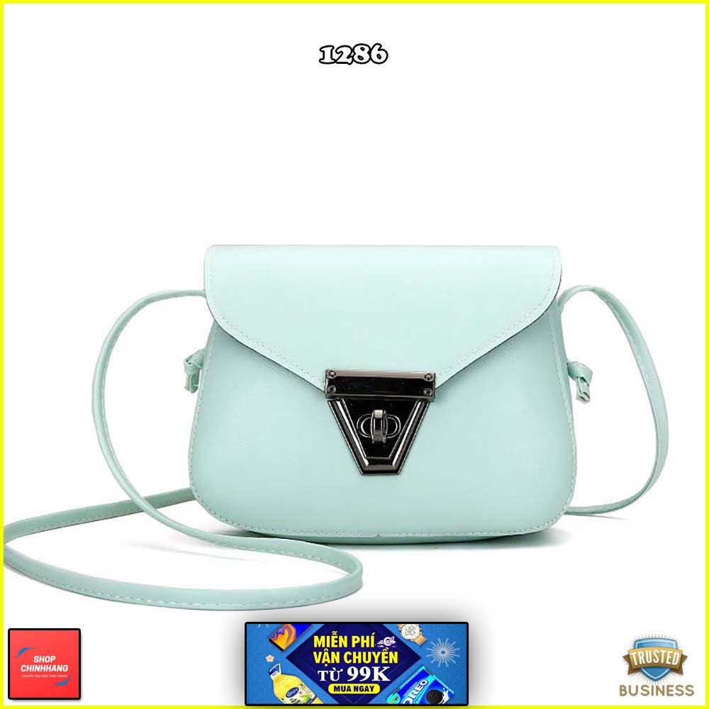Túi đeo chéo thời trang✨FREESHIP✨túi xách nữ khóa cài dây rời cực cá tính SH1286