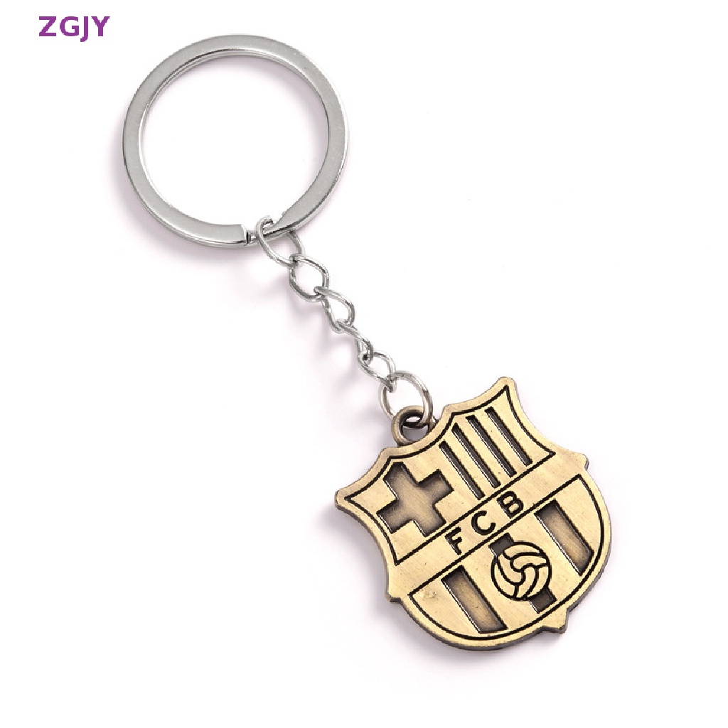 Móc Khóa Kim Loại Hình Logo Câu Lạc Bộ Bóng Đá ZGJY Mới