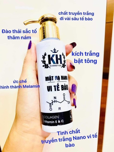 Mặt Nạ NaNo Ủ Trắng Da Kim Hoàng Chính Hãng