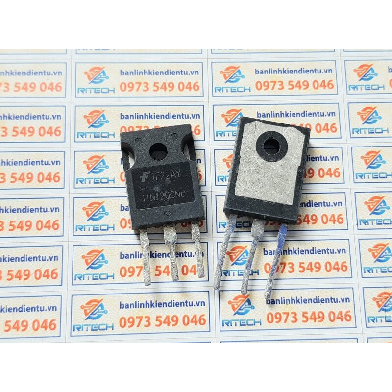 [Combo 2 chiếc] 11N120CND, 11N120 IGBT 43A-1200V TO-3P Tháo Máy