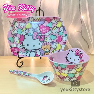 Bộ tô muỗng dĩa Hello Kitty