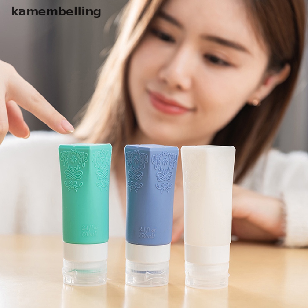 Chai Rỗng 70ML Bằng Silicone Dùng Chiết Mỹ Phẩm Khi Đi Du Lịch