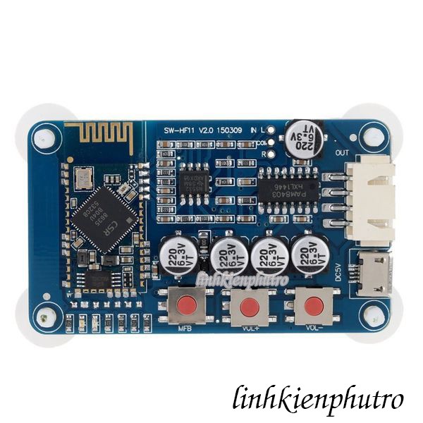Mạch Khuếch Đại Âm Thanh 2*3W Bluetooth 4.0 CSR8635 - SANWU