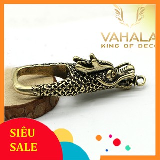 ⚡️100% đồng⚡️móc chìa khóa hình rồng, dùng móc chìa khóa xe máy, oto...