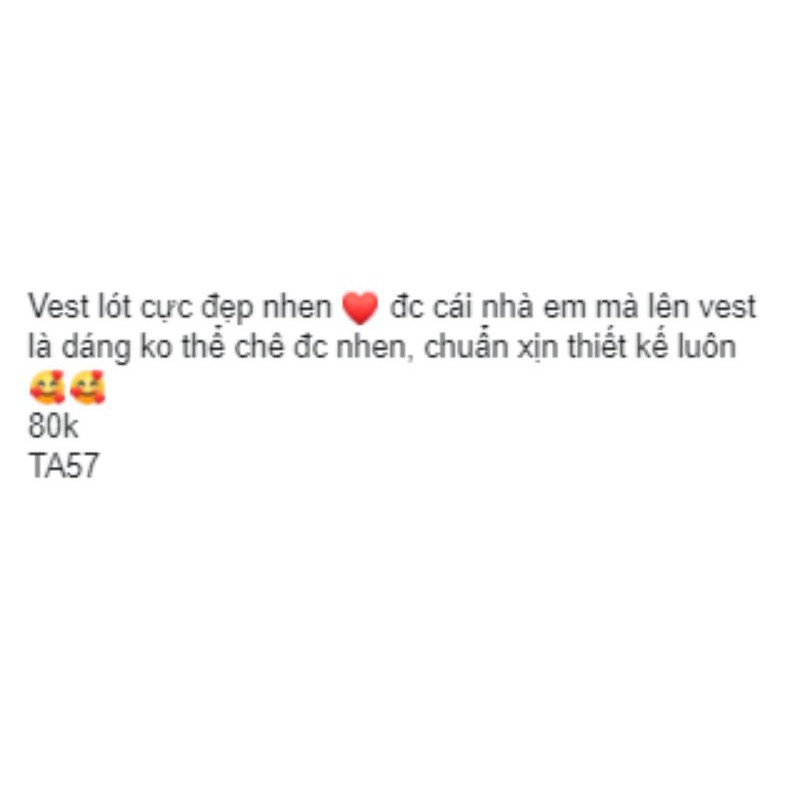 Áo khoác vest cực đẹp. TA57