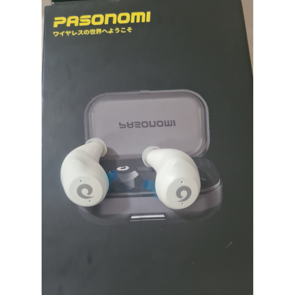 Tay nghe chống nước nhập Nhật Hifi PASONOMI chống nước IPX7 Bluetooth 5.0