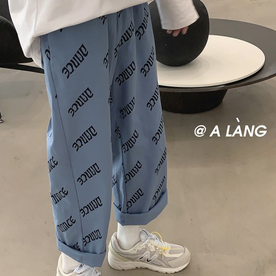 Quần thể thao in chữ thời trang cho nam