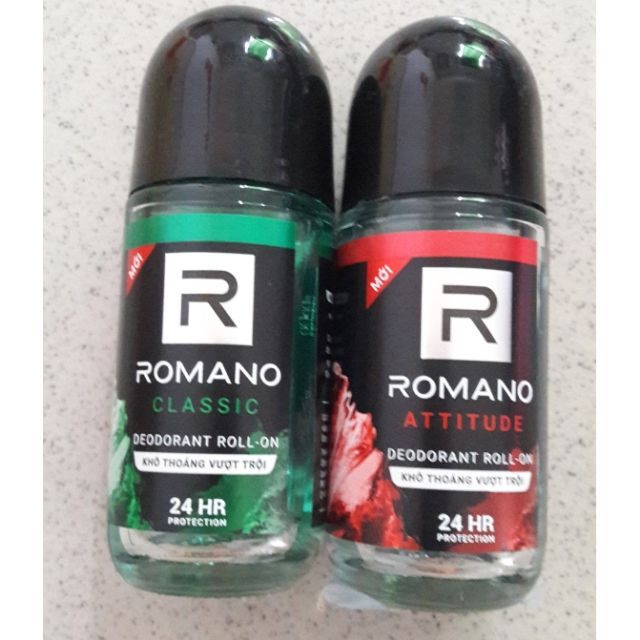 Romano - Lăn khử mùi 40ml Classic/ Force/ Attitude/Vip