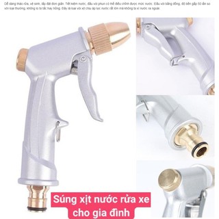 Vòi xịt tăng áp lực nhiều chế độ bằng thép nguyên khối