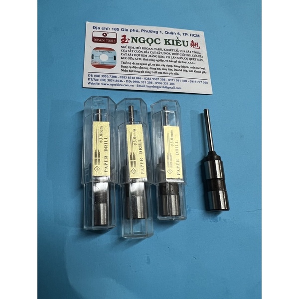 Mũi Khoan Giấy 3mm Cao cấp PAPER DRILL