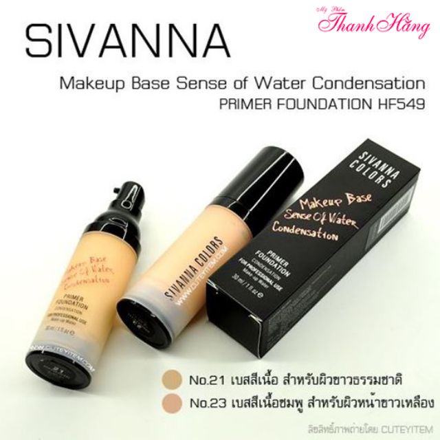 Kem lót Sivanna Colors Makeup Base Sense Of Water Condensation (30ml) | BigBuy360 - bigbuy360.vn
