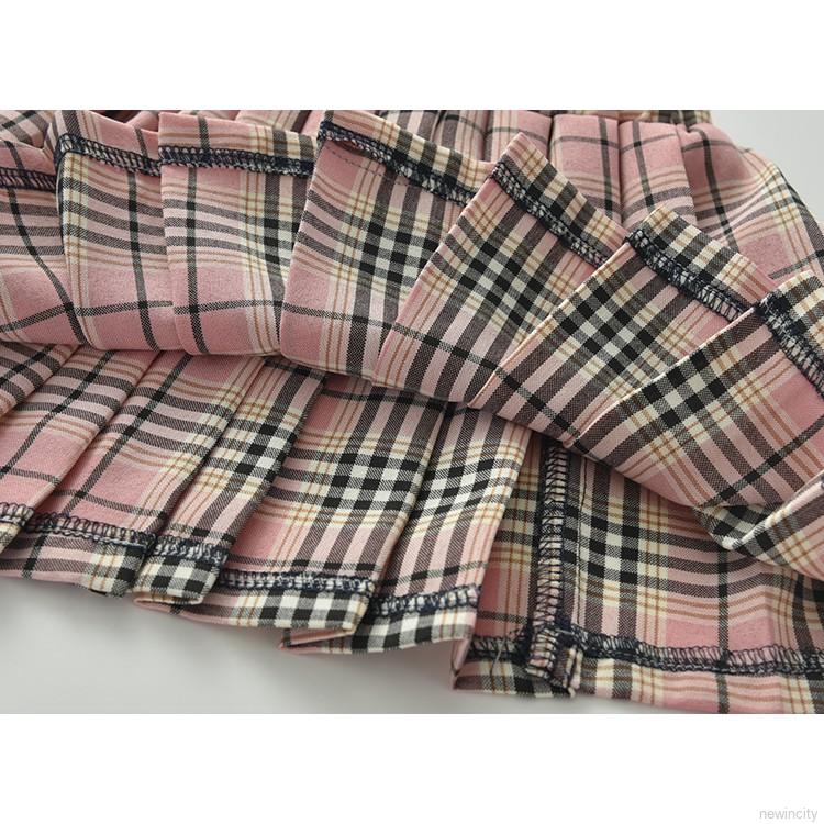 Set áo tay loe + chân váy xòe dễ thương cho bé gái