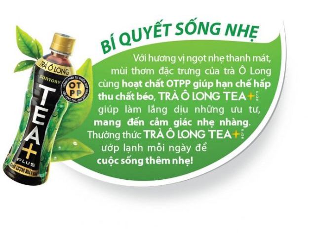 Freeship từ 99k - Trà Ô Long Tea Plus+ - Hãng phân phối