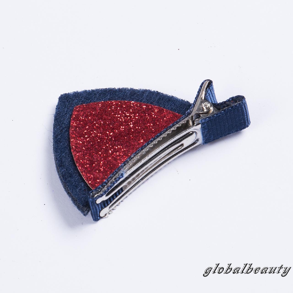 Kẹp tóc tai mèo đính kim sa siêu dễ thương cho bé gái